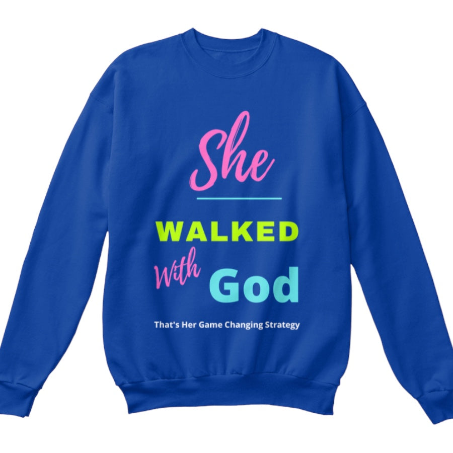 She Walked With God Sweater