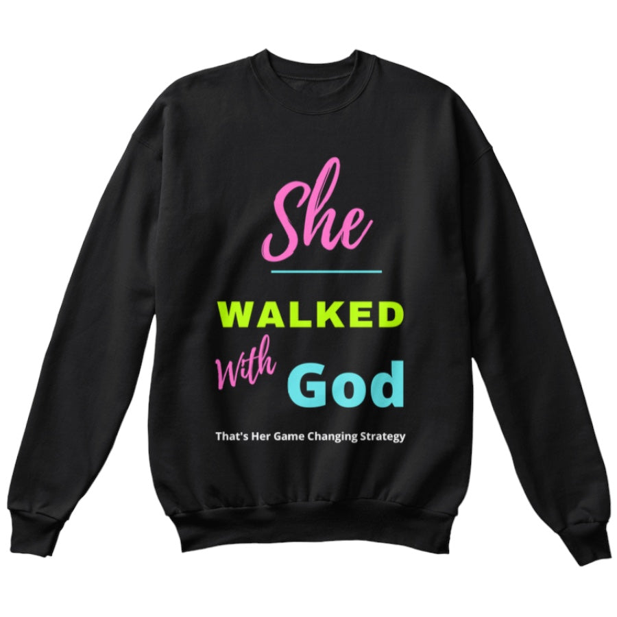 She Walked With God Sweater