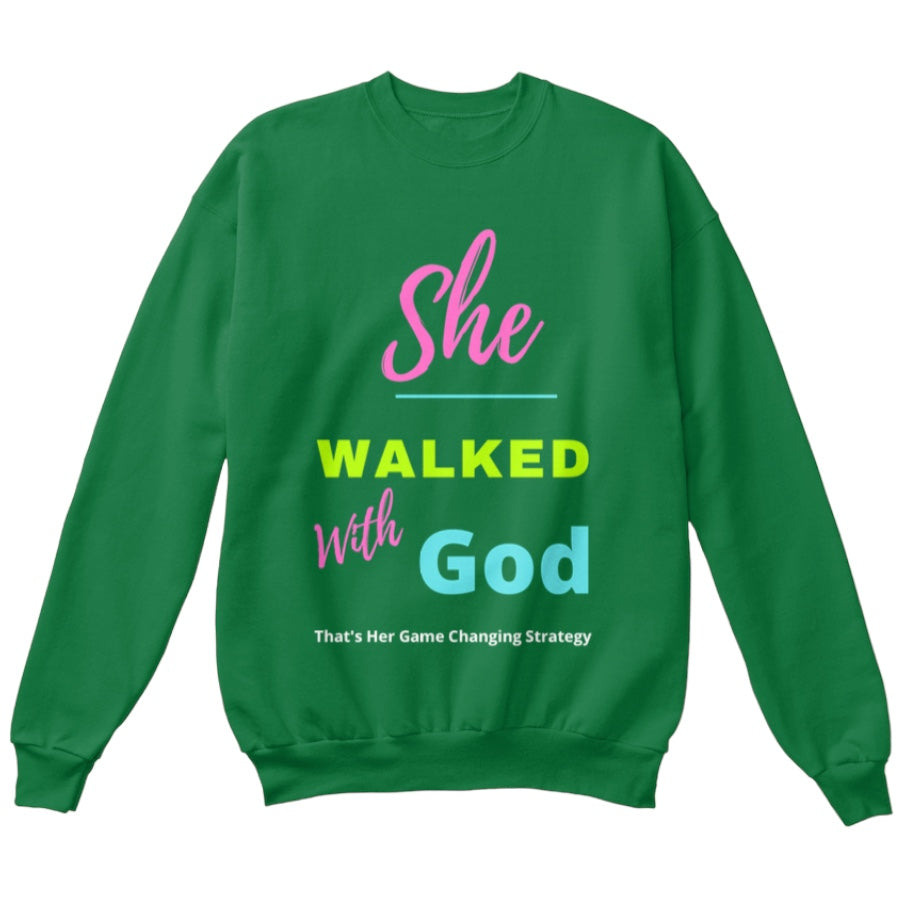 She Walked With God Sweater